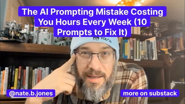 The Al Prompting Mistake CostingYou Hours Every Week (10 Prompts to Fix It) thumbnail
