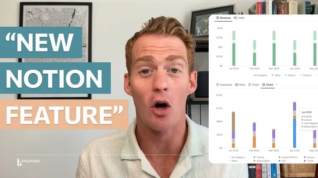 NEW: How To Create Your Own Charts In Notion (Finally!) Full Tutorial thumbnail