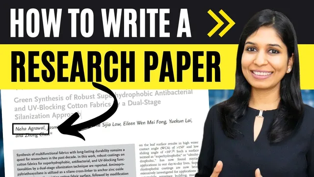HOW TO WRITE A RESEARCH PAPER | Steps to writing a research paper | Research paper sections thumbnail