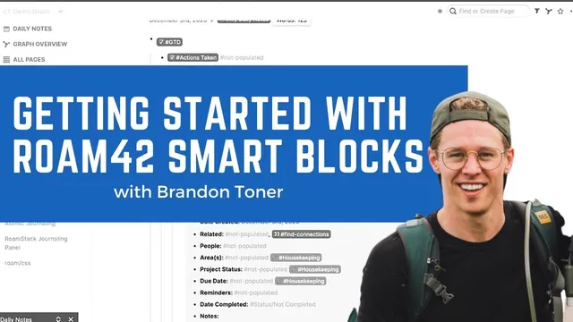 Getting Started with Roam42 Smart Blocks with Brandon Toner thumbnail