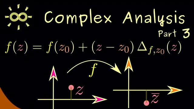 Complex Analysis 3 | Complex Derivative and Examples [dark version] thumbnail