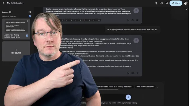 Can Google's new NotebookLM AI answer questions about my book? thumbnail