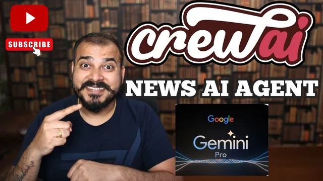 Building News AI Agents Using CrewAI And Google Gemini Pro LLM Models thumbnail