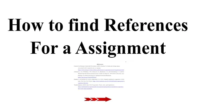 How to find references for assignment thumbnail