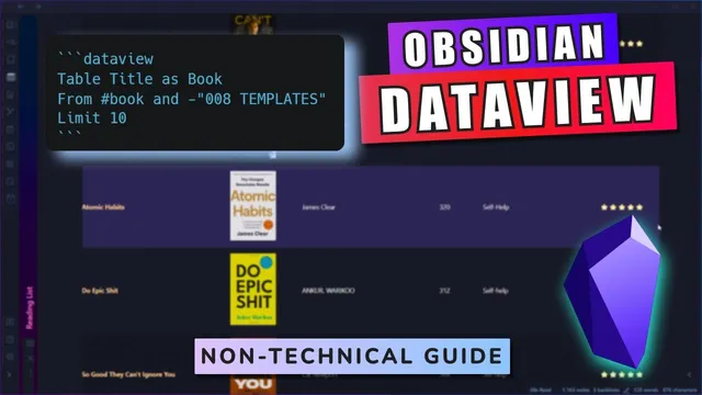 How to Use Obsidian DataView: A Complete Beginner's Guide thumbnail