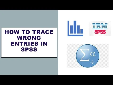 How to trace wrong entries in SPSS thumbnail