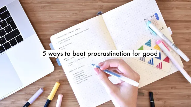 HOW TO STOP PROCRASTINATING FOREVER » 5 productivity tips thumbnail