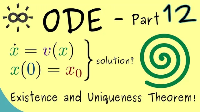 Ordinary Differential Equations 12 | Picard–Lindelöf Theorem thumbnail
