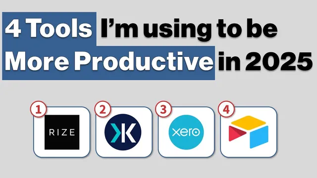 4 Tools I’m Using to be More Productive in 2025 thumbnail