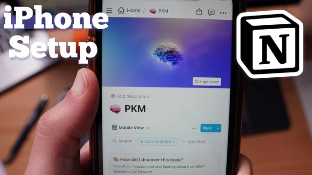 Top 5 Tips for Notion on Your iPhone (2022) thumbnail
