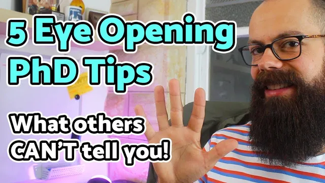 PhD student tips | 5 eye opening truths that others can't tell you! thumbnail