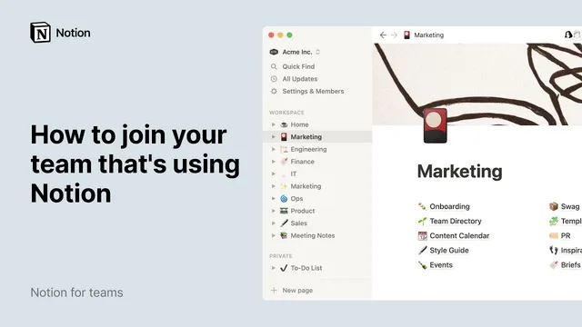 How to join your team that’s using Notion thumbnail