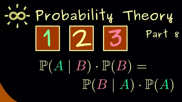 Probability Theory 8 | Bayes's Theorem and Total Probability [dark version] thumbnail