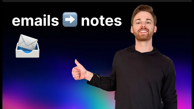 How to save emails to your notes thumbnail