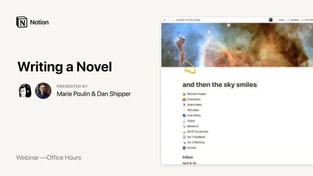 Notion Office Hours: Writing a Novel 📝 thumbnail