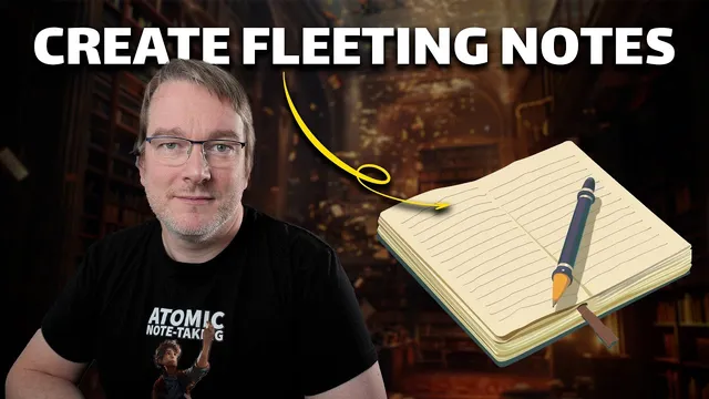 How to create fleeting notes from an article thumbnail