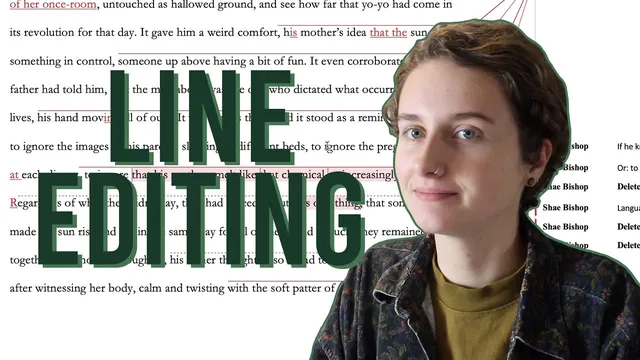 How to Line Edit | Editing Your Writing #1! thumbnail