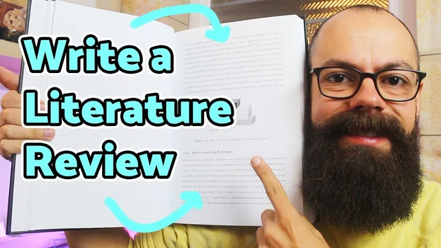 How to write a literature review - my simple 5 step process! thumbnail