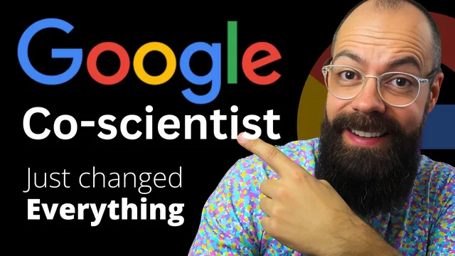 WOW: Google’s AI Co-Scientist Writes Better Research Ideas Than You (AI NEWS) thumbnail