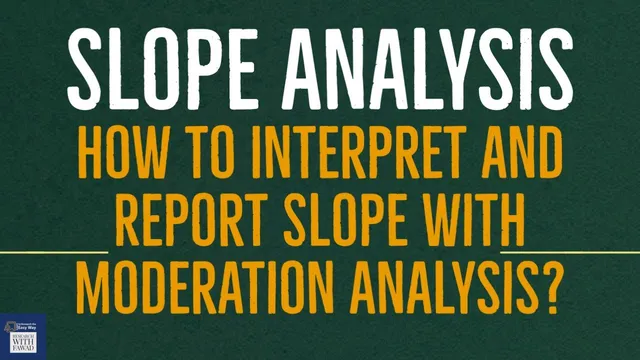 How to Interpret Interaction Graph/Slope with Moderation Analysis? thumbnail
