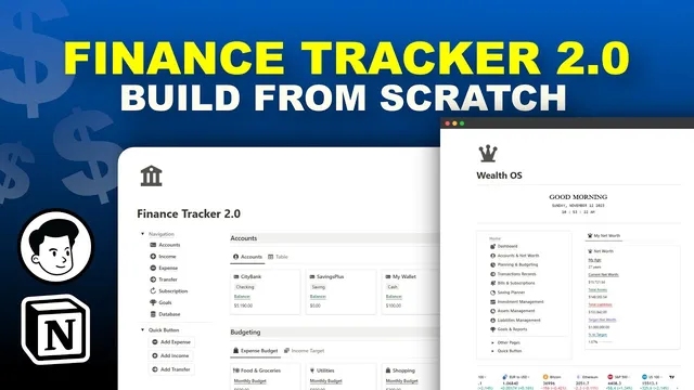 Creating A Powerful Finance Tracker with Formula 2.0 (Full Step by Step Tutorial) thumbnail