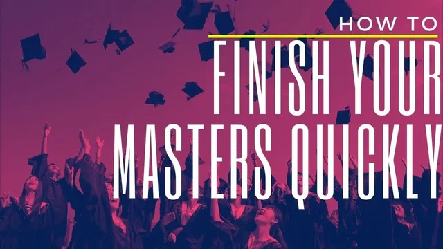 How to finish a Master's degree (8 tips for Success) thumbnail