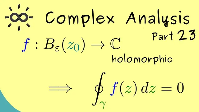Complex Analysis 23 | Cauchy's theorem thumbnail