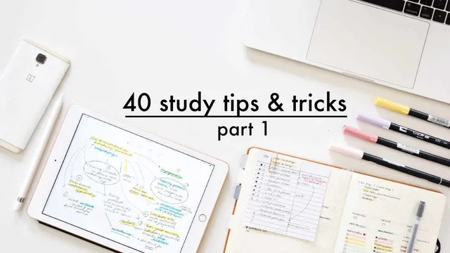 40 Study Tips, Tricks & Hacks // Part. 1 REMAKE thumbnail