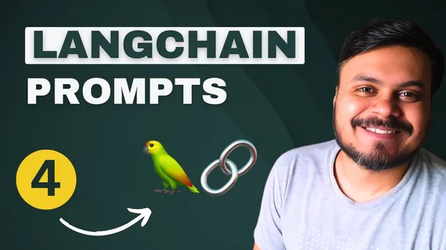 Prompts in LangChain | Generative AI using LangChain | Video 4 | CampusX thumbnail