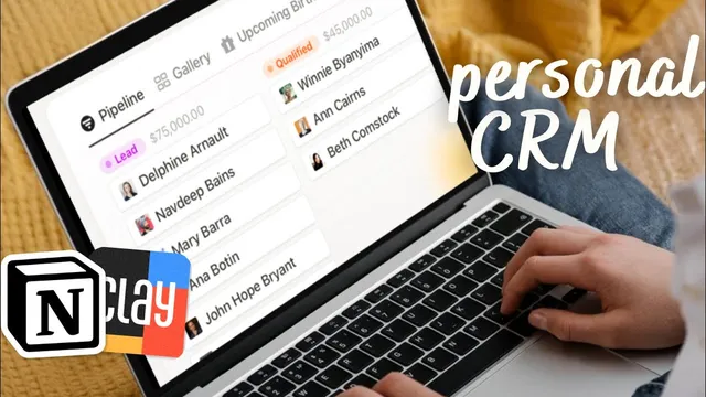 Can THIS be the best tool to manage your CRM & contacts? | Notion & Clay thumbnail