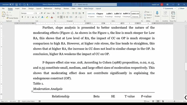 How to Report Moderation Analysis Results from SPSS thumbnail