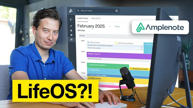 Can ONE App Run Your Life? (Testing Amplenote’s LifeOS) thumbnail