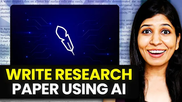 🔴LIVE: Write a Research Paper with me using AI Tool! thumbnail