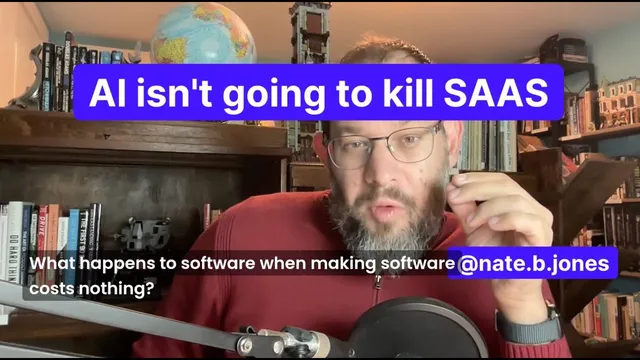 AI isn't going to kill SAAS software business models thumbnail