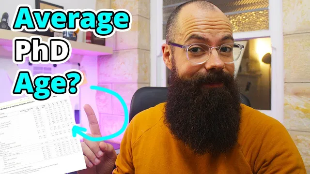 What is the average age of PhD graduates by discipline? (US data) thumbnail