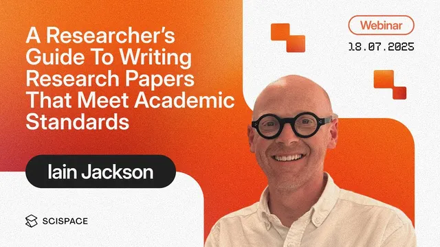 How to Write Papers That Meet Academic Standards | Webinar with Prof. Iain Jackson thumbnail