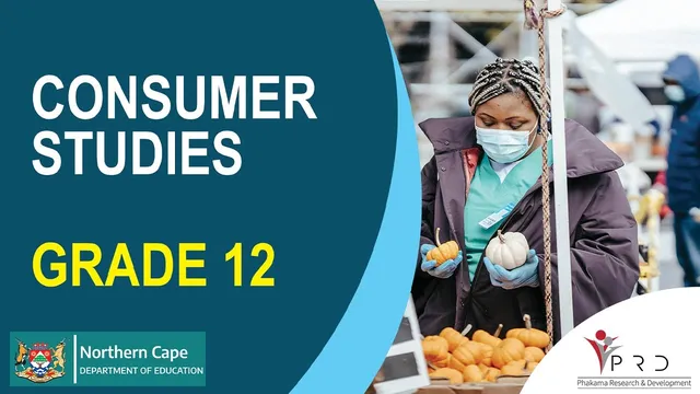 CONSUMER STUDIES GRADE 12 SUSTAINABLE CONSUMPTION OF WATER AND ELECTRICITY,MUNICIPAL SERVICES thumbnail