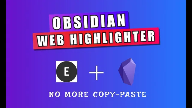 How to Use This Web Highlighter To Take Notes With Obsidian thumbnail