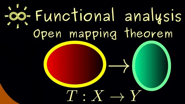 Functional Analysis 26 | Open Mapping Theorem [dark version] thumbnail
