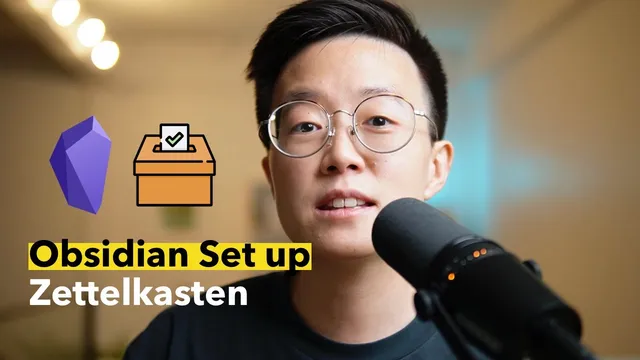 Obsidian Setup for Zettelkasten thumbnail