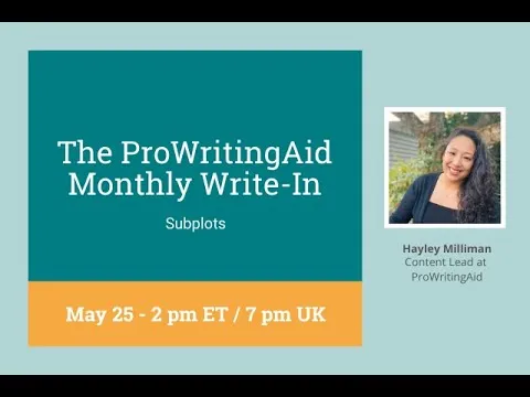 The ProWritingAid Monthly Write-In: Subplots thumbnail