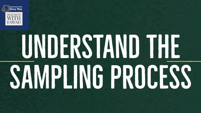 Understanding the #Sampling Process in #Research thumbnail