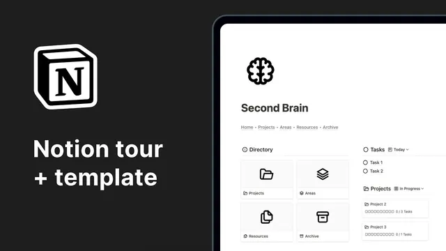 How I organize my life with Notion (Second Brain template) thumbnail