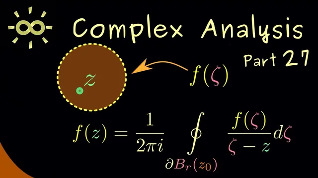 Complex Analysis 27 | Cauchy's Integral Formula [dark version] thumbnail