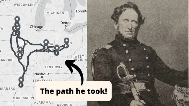 Mapping a Civil War Experience | 37th Iowa Infantry - the Graybeard Regiment | Roam Your Roots thumbnail