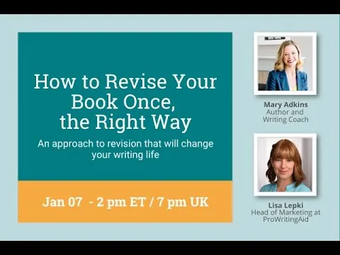 How to Revise Your Book Once, the Right Way, by Mary Adkins thumbnail