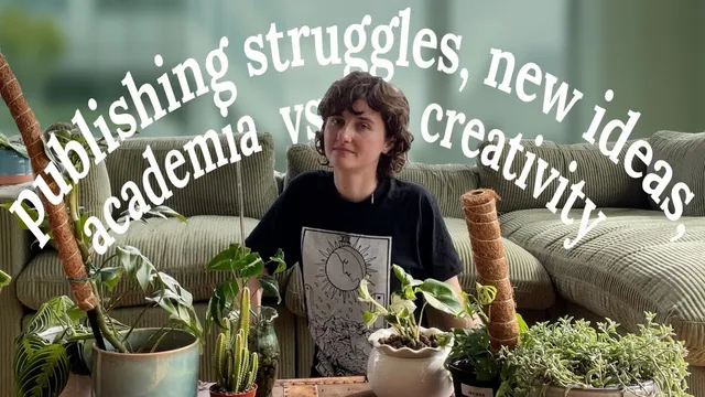 a casual chat about writing, publishing, & grad school 🌱 (while I repot my plants) thumbnail