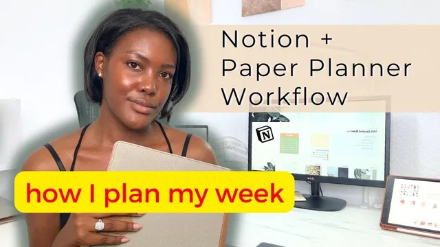 How I Plan My Week | Notion & Paper Planner Workflow thumbnail