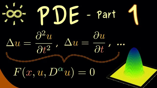 Partial Differential Equations 1 | Introduction and Definition [dark version] thumbnail