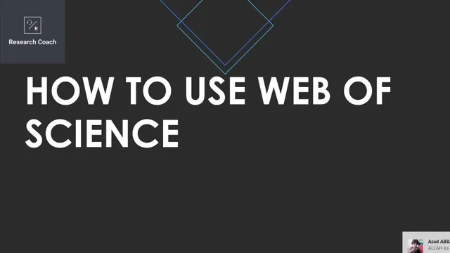 Using Web of Science to search Research Articles thumbnail
